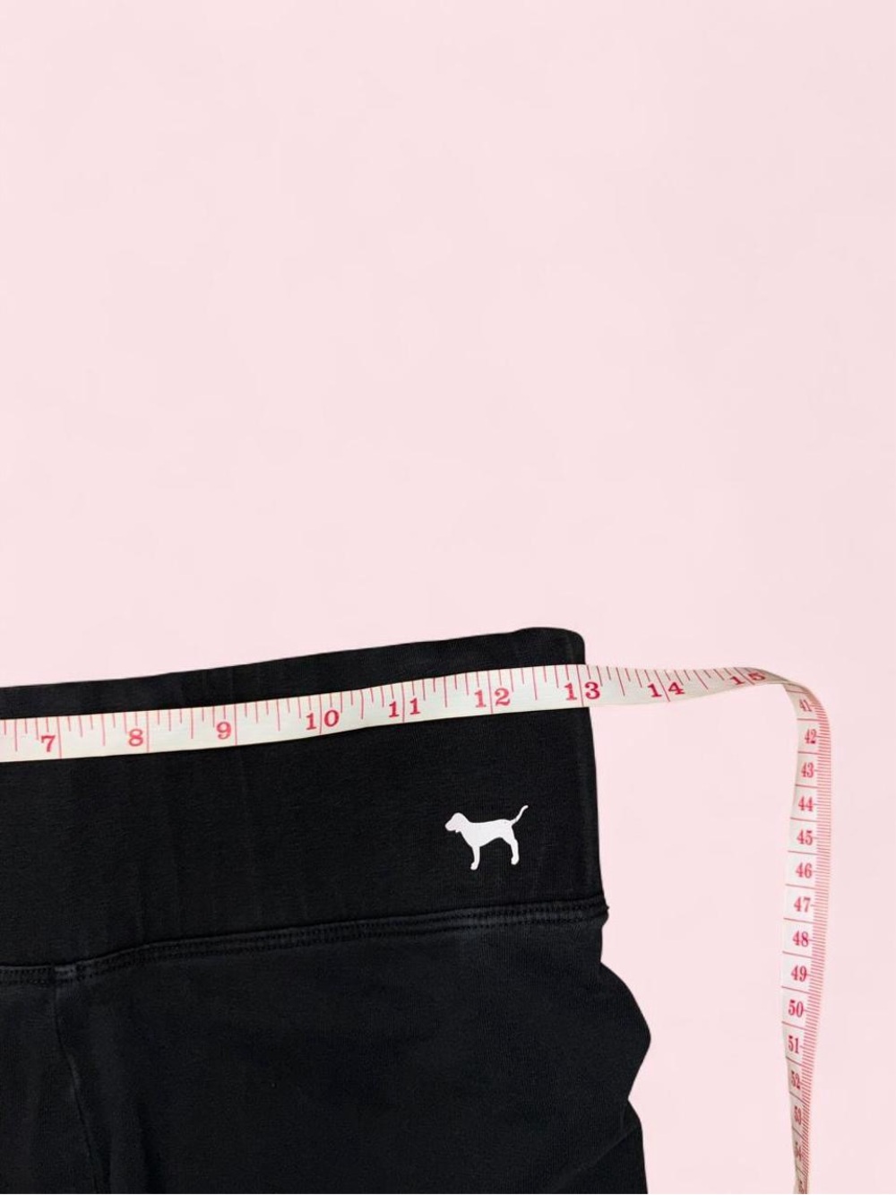 Victoria's Secret PINK Girls' Black Logo Leggings - Picture 4 of 6